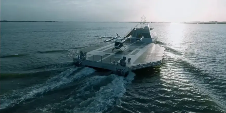 Ýeňil halas ediş uçarlary üçin ilkinji ýüzýän howa menzili tanyşdyryldy