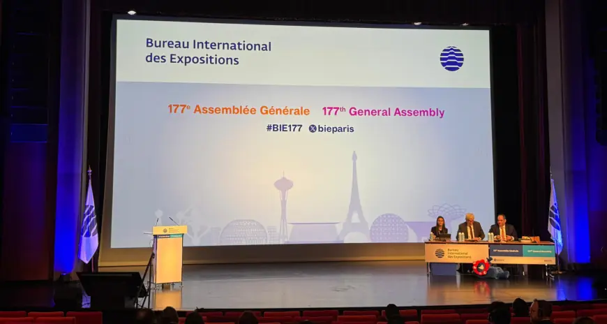 Pariž şäherinde Halkara Sergiler Býurosynyň (BIE) Baş Assambleýasynyň 177-nji sessiýasy geçirildi