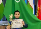 Turkmen School Student Becomes Winner of the International AMAKids Olympiad in Almaty