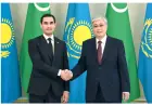 President of Turkmenistan Congratulates President of the Republic of Kazakhstan