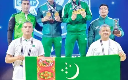 Turkmen og‘ir atletikachilari Tehronda o‘tkazilgan 6-Xalqaro “Fajr” kubogida 16 ta medalni qo‘lga kiritdi