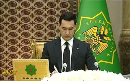 Turkmaniston Prezidentining Qarori Prokurorlarni lavozimga tayinlash va lavozimdan ozod etish to‘g‘risida
