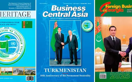 Türkmenistanyň Bitaraplygynyň 30 ýyllygy — ECO Heritage žurnalynyň ýörite sanynda giň beýan tapdy