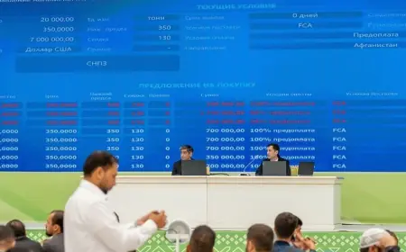 Birja savdolari yakunlari: Float oynasi juma kuni TTDMBda eng ko‘p sotilgan mahsulot bo‘ldi