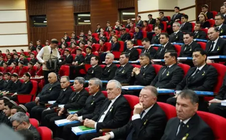 Aşkabat’ta Türkmenistan Cumhurbaşkanının yeni kitabının tanıtımı yapıldı