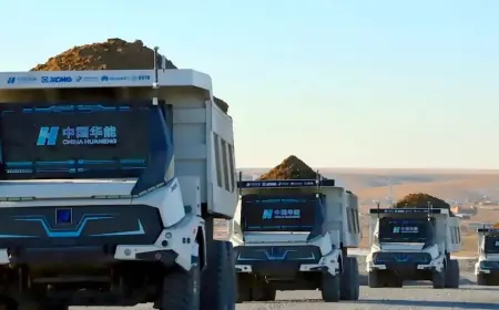 China Tests Unmanned Mining Trucks at an Altitude of 5,600 Meters