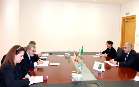 Türkmenistan’daki İspanya Krallığı Büyükelçisi ile Görüşme