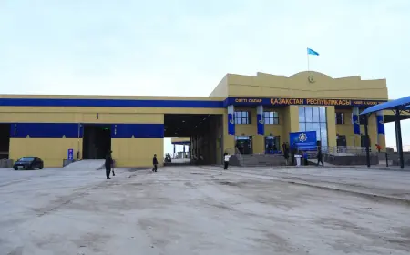 Gazagystan bilen Türkmenistan serhedindäki döwrebaplaşdyrylan “Temir-baba” awtoulag geçelgesi açyldy