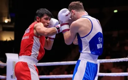 Turkmanistonlik bokschi Bayramdurdi Nurmuhammedov jahon chempionatida bronza medalini qo‘lga kiritdi