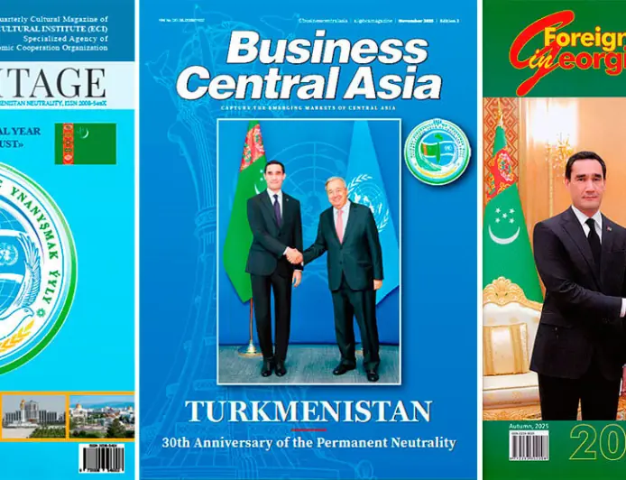 Türkmenistanyň Bitaraplygynyň 30 ýyllygy — ECO Heritage žurnalynyň ýörite sanynda giň beýan tapdy