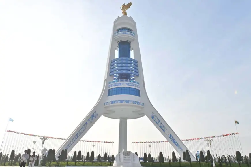 The Opening Ceremony of the “30th Anniversary of Neutrality” Monument Held in Ashgabat